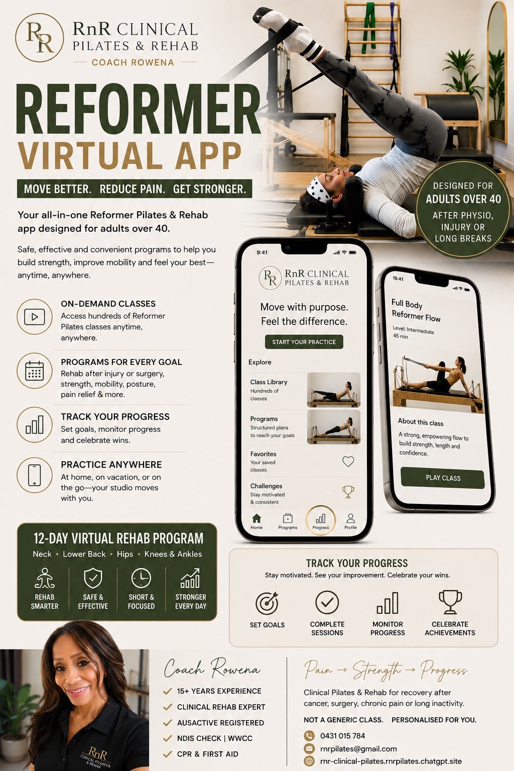 12-Day Virtual Reformer Rehab Program